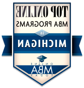 Top Online MBA Michigan Badge